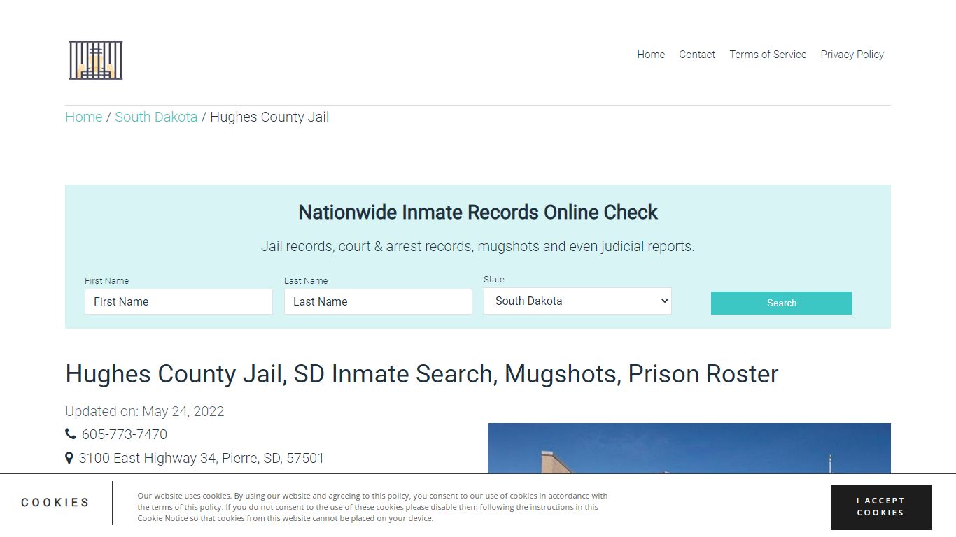 Hughes County Jail, SD Inmate Search, Mugshots, Prison Roster