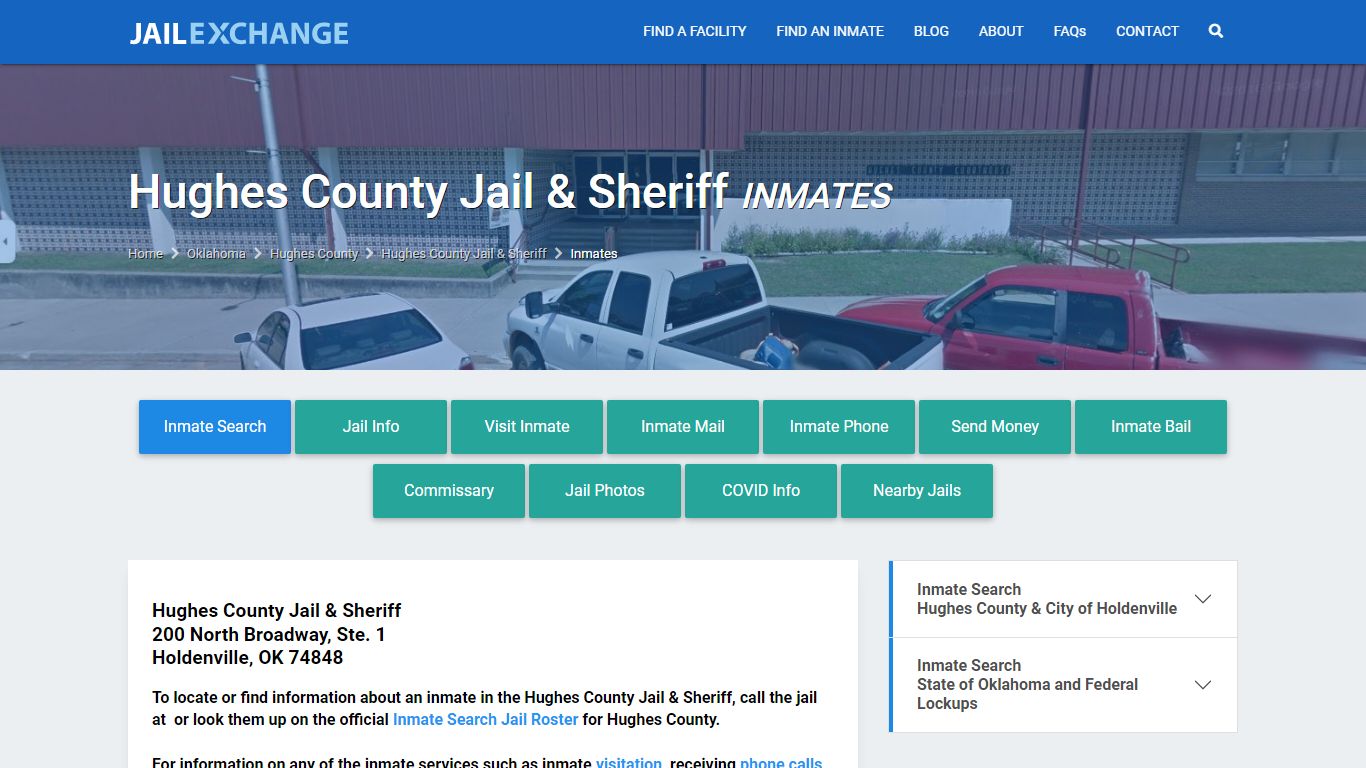 Hughes County Jail Inmates | Arrests | Mugshots | OK